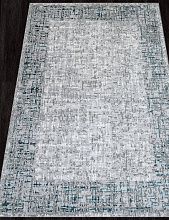 Ковер в гостиную бирюзовый PALERMO F292 GRAY