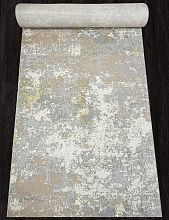 Однотонный ковровая Дорожка LIMAN F163 CREAM-GREEN