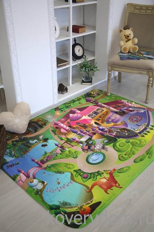 Детский развивающий 3D ковер  Замок Принцессы 86006 Детский развивающий 3D ковер  Замок Принцессы 86006