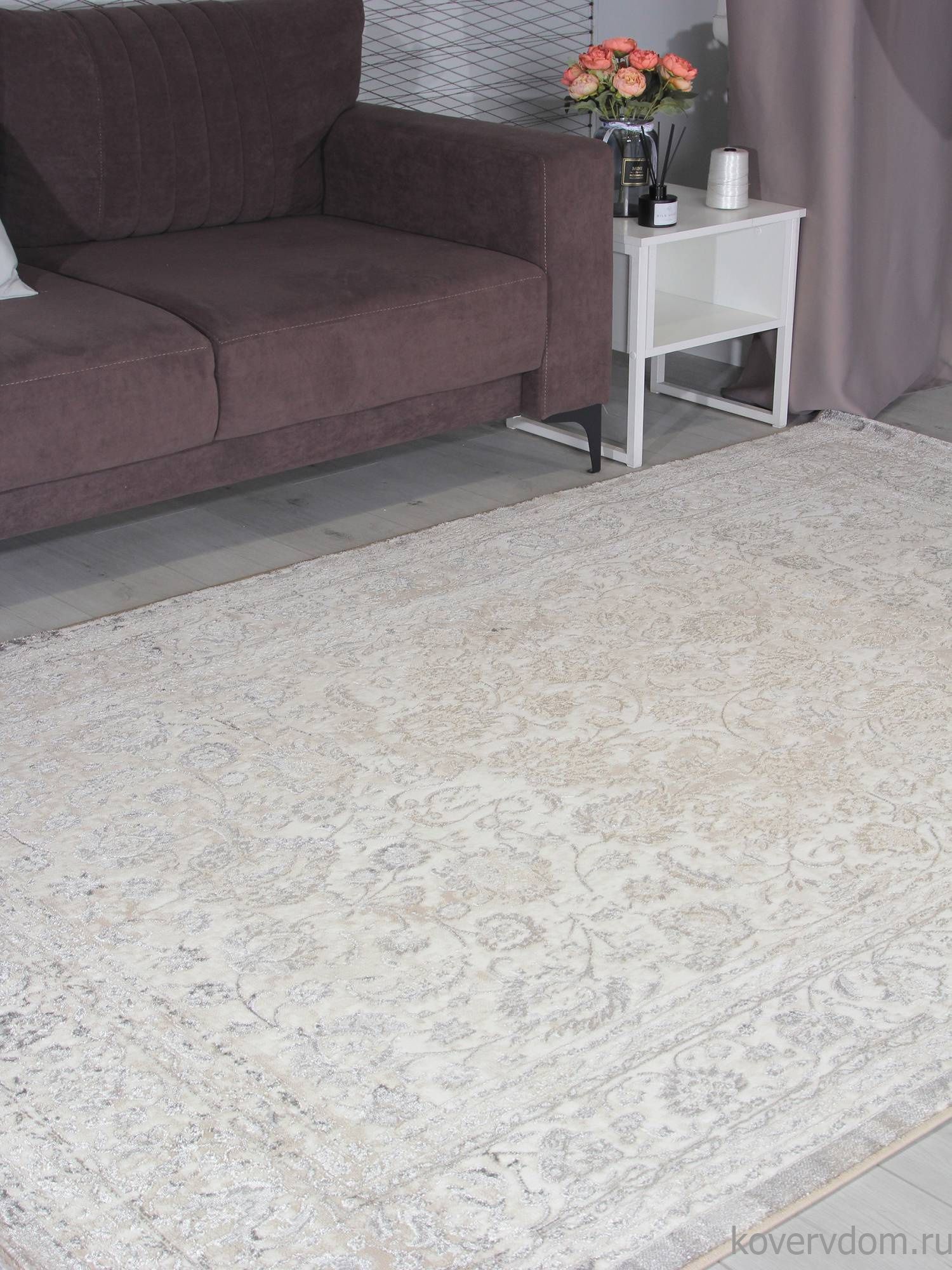 Ковер LILY 8504A S.WHITE / P.VIZON