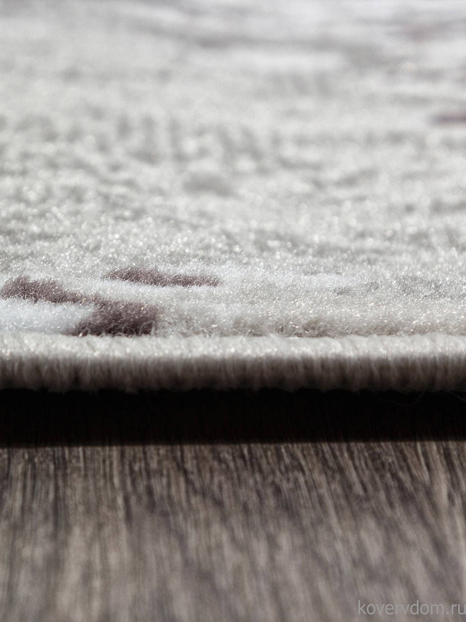 Ковер SILVER F390 GRAY Овал