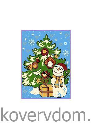 Новогодний сувенирный коврик 91033 Новогодний сувенирный коврик 91033