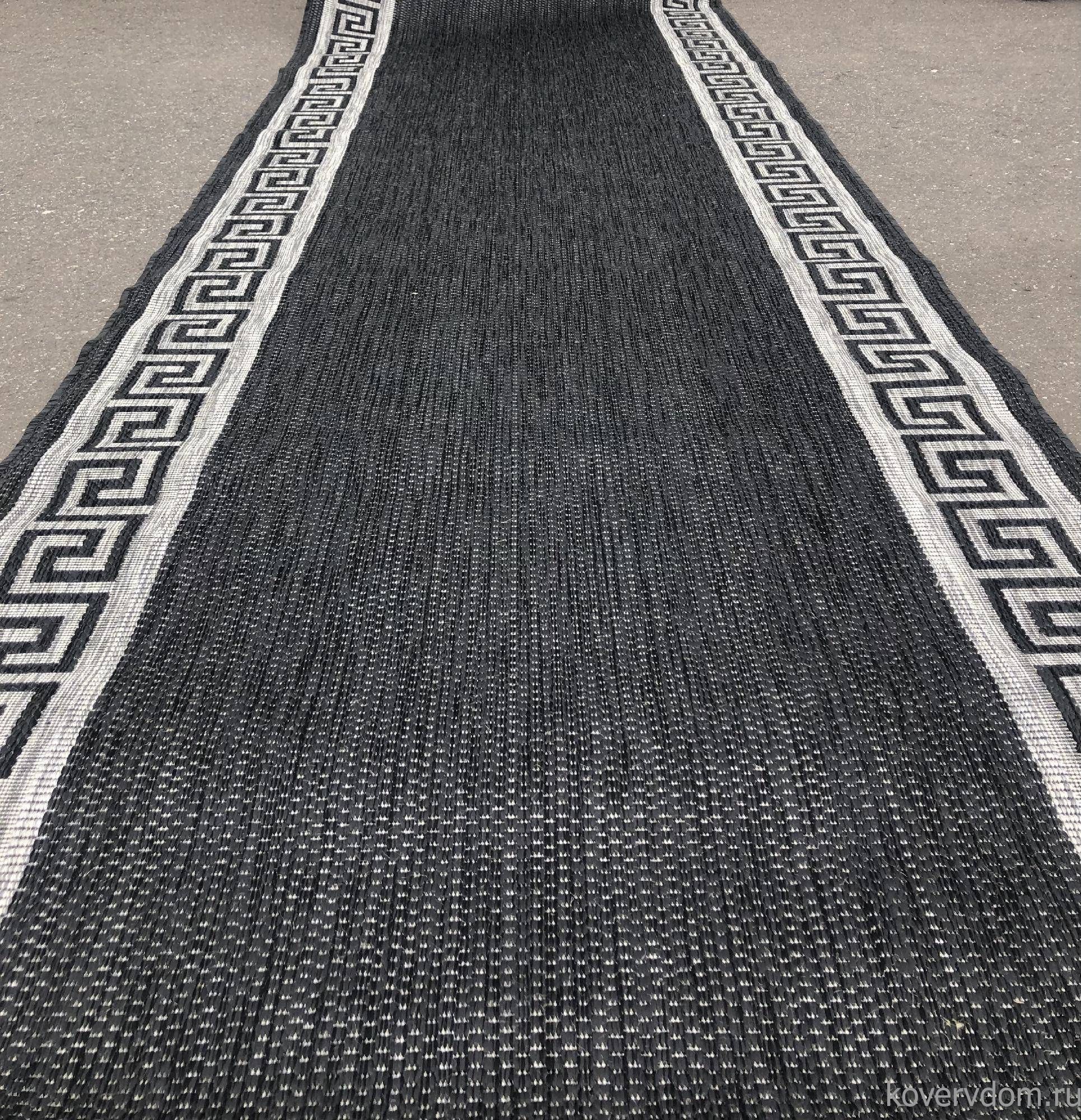 Ковровая дорожка циновка VEGAS S002 BLACK-GRAY Ковровая дорожка циновка VEGAS S002 BLACK-GRAY