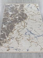 Ковер с бахромой MOSSO 27231A GRY / NAVY