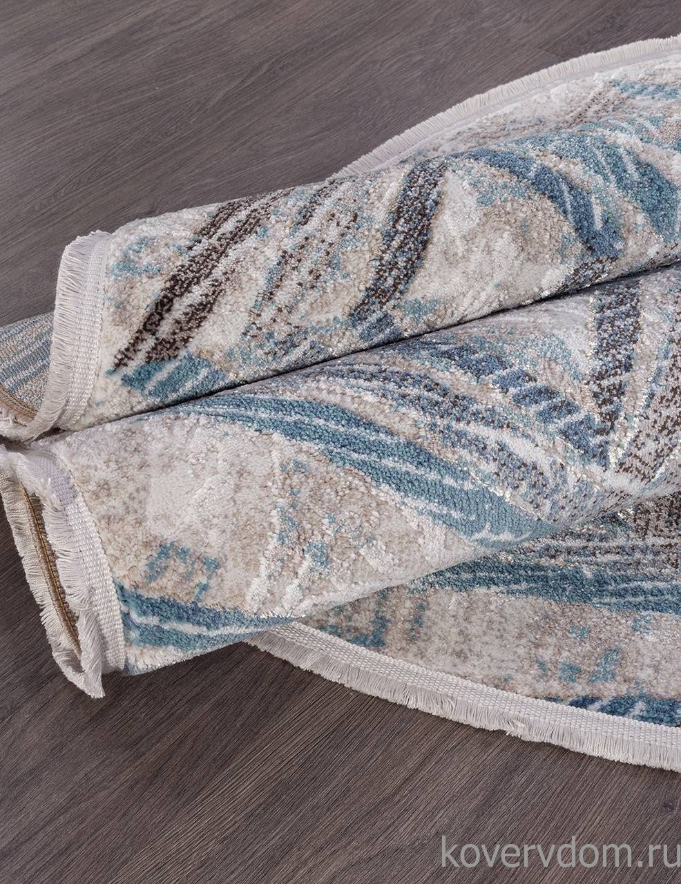 Ковер MOROCCO D855 BLUE Овал