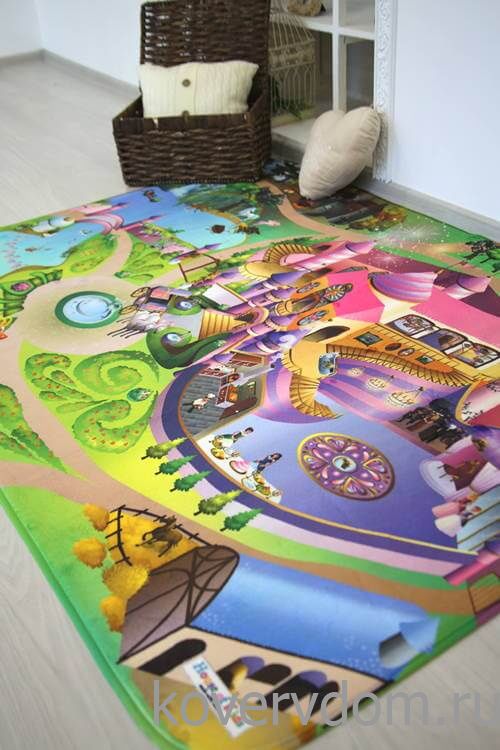 Детский развивающий 3D ковер  Замок Принцессы 86006 Детский развивающий 3D ковер  Замок Принцессы 86006