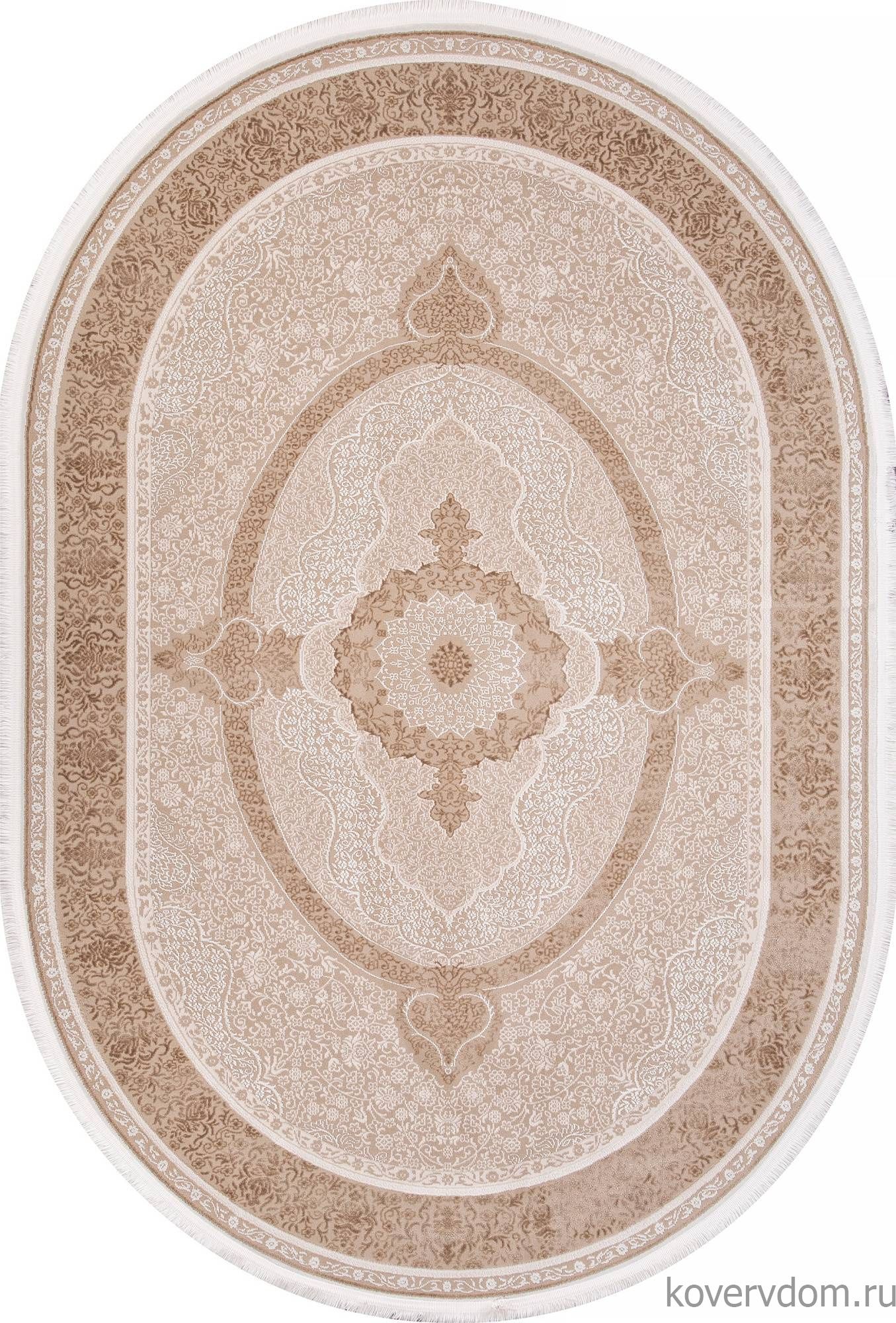 Ковер LISSABON SI030B BROWN / BROWN Овал Ковер LISSABON SI030B BROWN / BROWN Овал