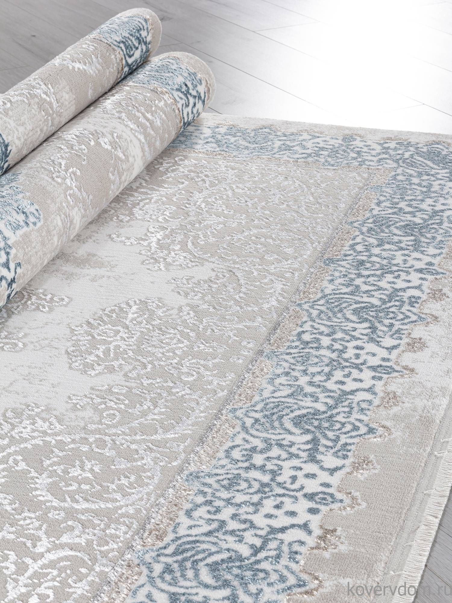 Ковер EFSAN L270A CREAM SHRINK / BLUE FDY