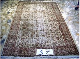 Овальный ковер ручной работы Vintage Look at Me C-37