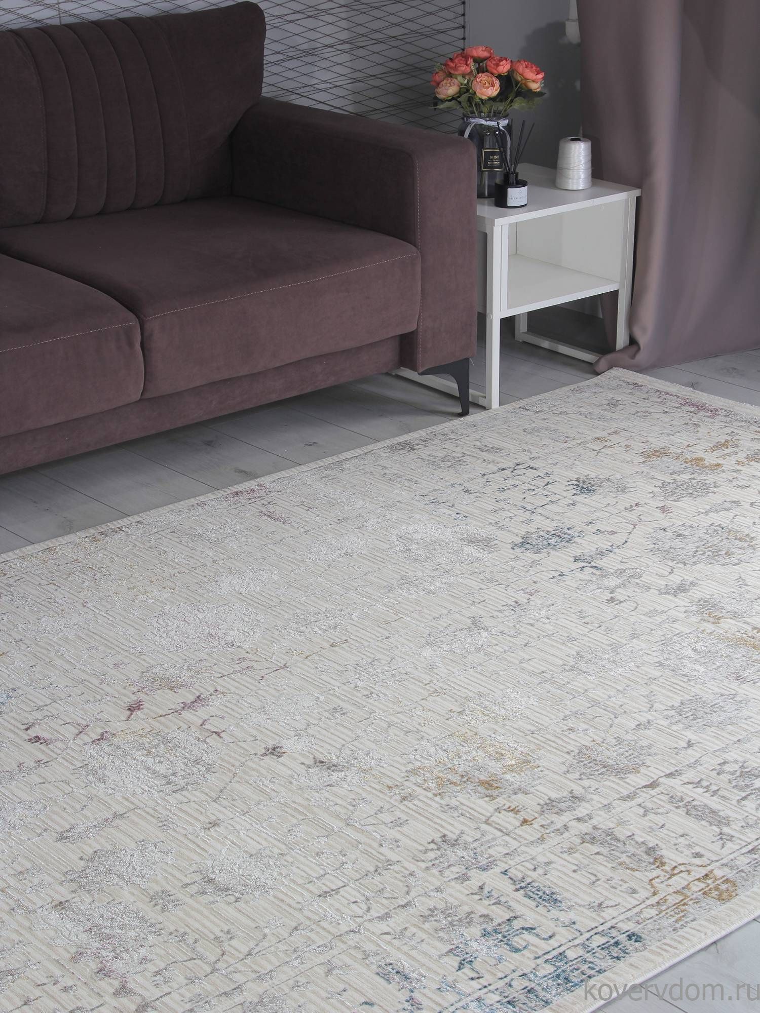 Ковер LILY 9308C S.WHITE / P.CREAM