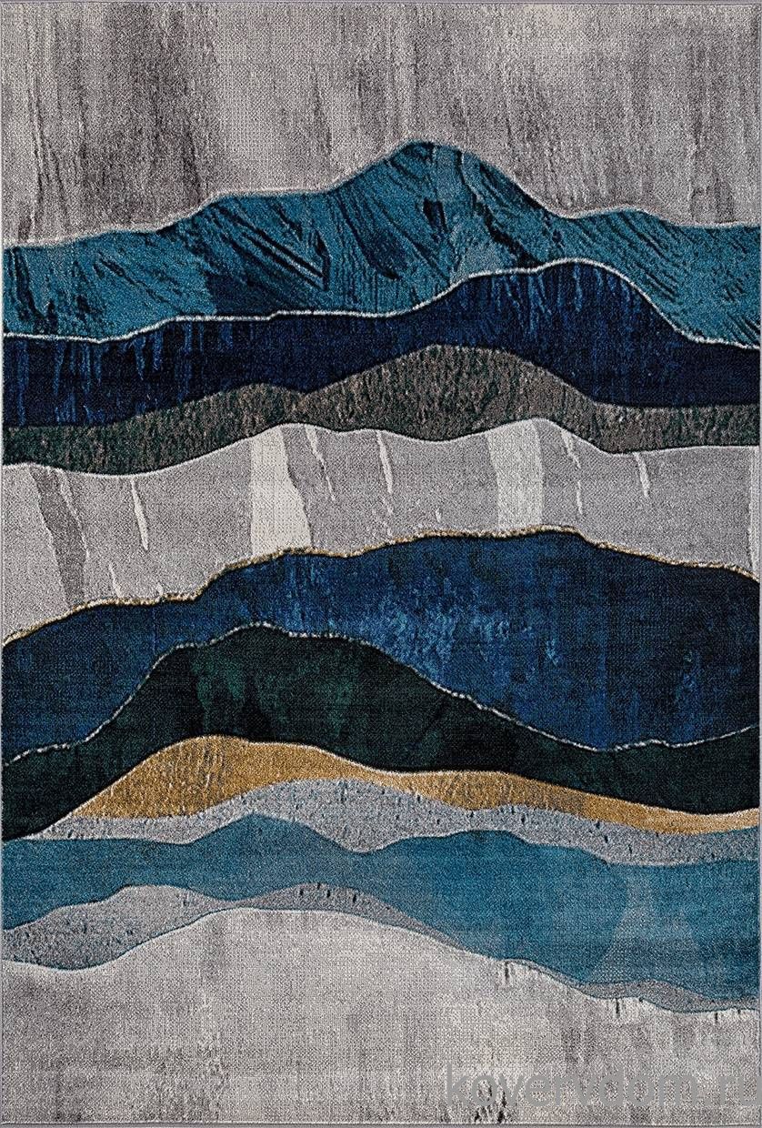 Ковер LONDON D826 GRAY-BLUE Ковер LONDON D826 GRAY-BLUE