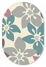 Овальный ковер из Молдовы рельефный SOHO 1602-15533 ОВАЛ