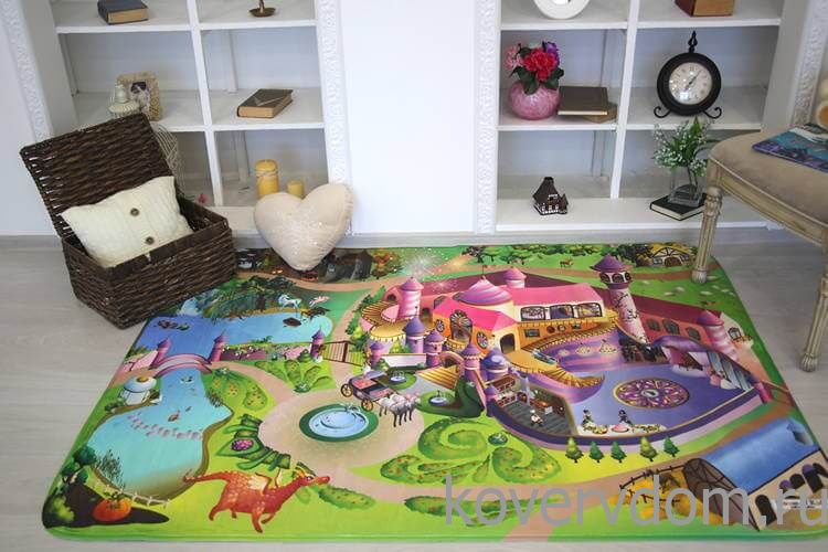 Детский развивающий 3D ковер  Замок Принцессы 86006 Детский развивающий 3D ковер  Замок Принцессы 86006