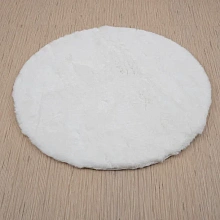 Пушистый ковер из искусственного меха Krolik 1000A T1120_CREAM круг