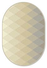 Овальный ковер из Молдовы рельефный SOHO 1944-15055 ОВАЛ