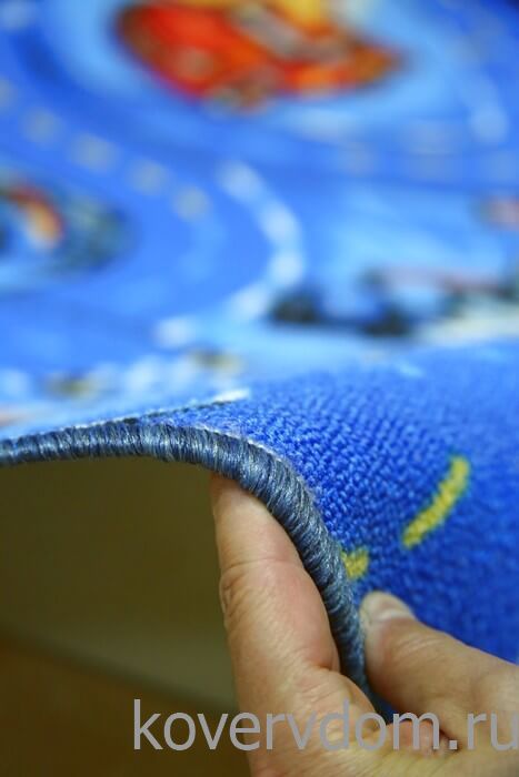 Детский ковер-палас Формула-1 синий Детский ковер-палас Формула-1 синий