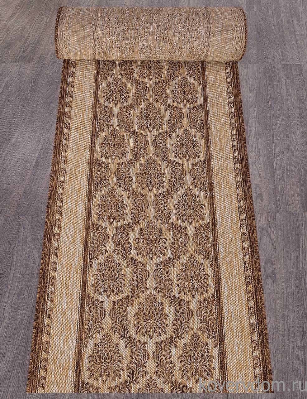 Ковровая дорожка циновка VEGAS S001 BEIGE-BROWN Ковровая дорожка циновка VEGAS S001 BEIGE-BROWN