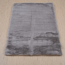 Пушистый ковер из искусственного меха Krolik 1000A T9082_GREY