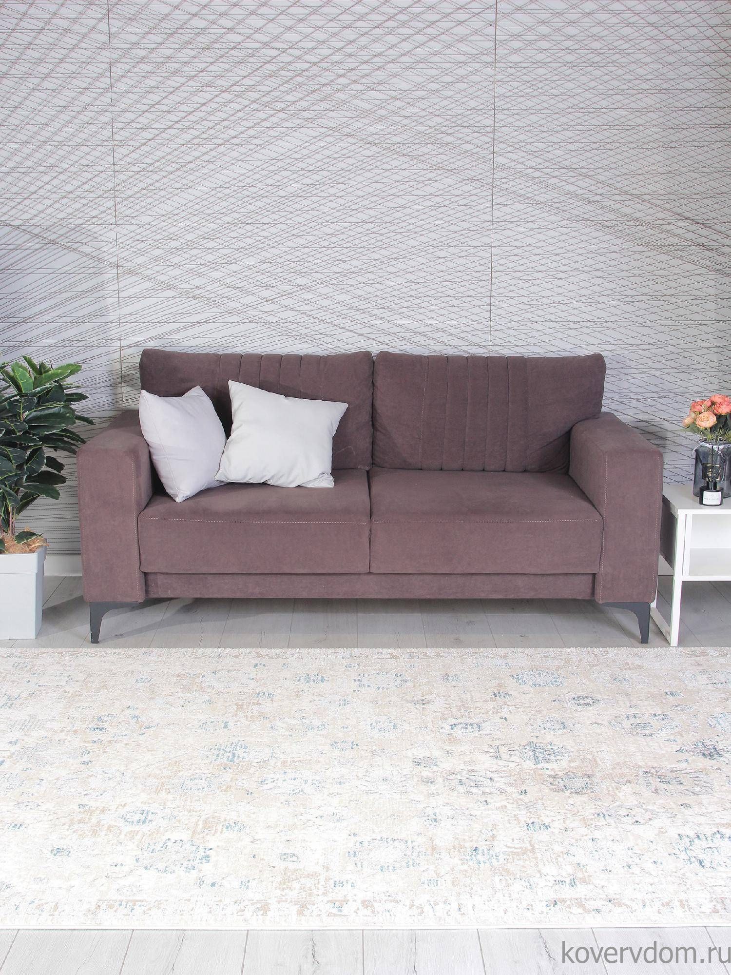 Ковер LILY 9312A S.WHITE / P.BLUE