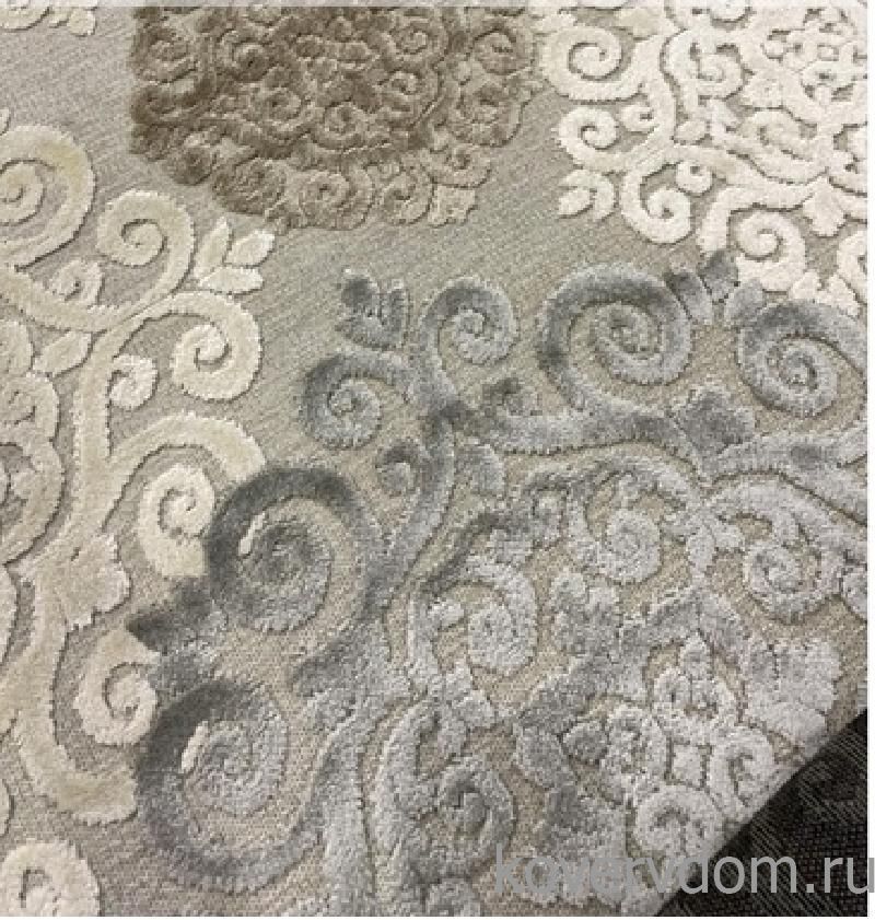 Рельефный ковер из вискозы GENOVA 38001 6555 61 КРУГ Рельефный ковер из вискозы GENOVA 38001 6555 61 КРУГ
