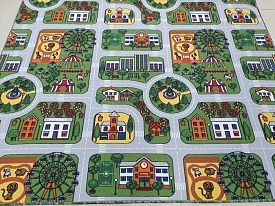 Детский ковер Нева Тафт-палас с дорогами ECOPOLIS-A