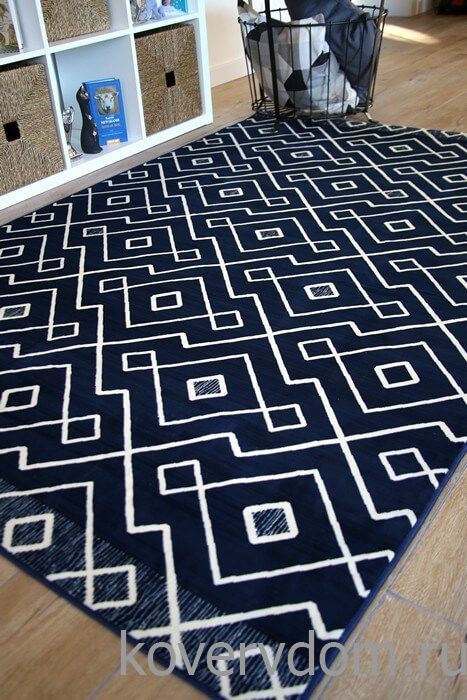 Ковер PTT Sorona SCANDINAVIAN 6014 navy blue