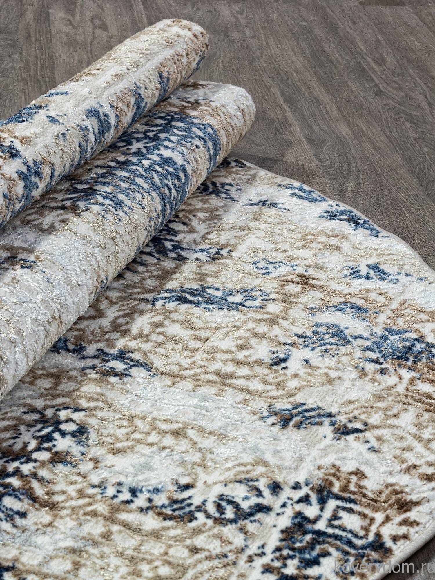 Ковер ANTEP O1699 630 CREAM / BLUE Овал Ковер ANTEP O1699 630 CREAM / BLUE Овал