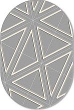 Овальный ковер из Молдовы рельефный SOHO 1948-16831 ОВАЛ