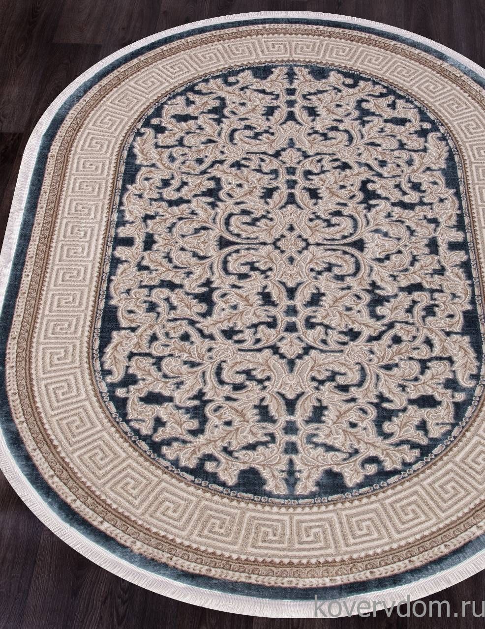 Ковер STAR P0384 D.BLUE / D.BLUE Овал Ковер STAR P0384 D.BLUE / D.BLUE Овал