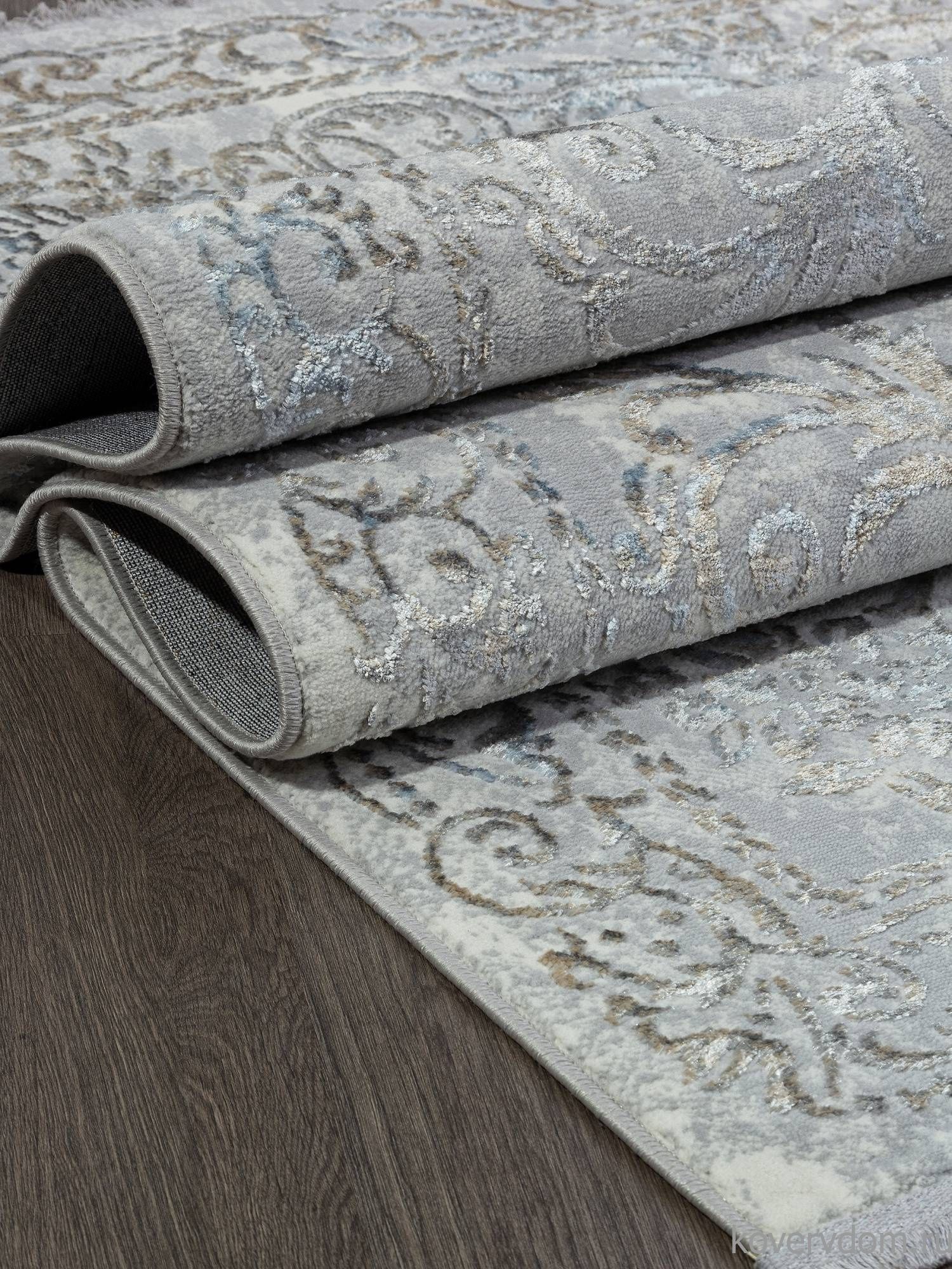 Ковер SAHARA 00766A GREY HB / L.BLUE FDY