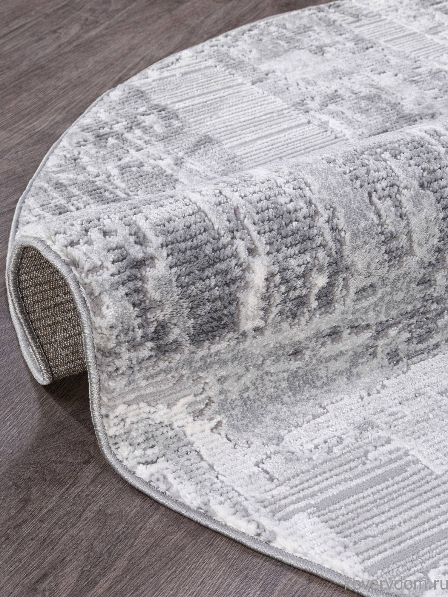 Ковер ARMINA 03758A GREY / GREY Круг